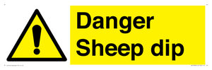 Danger Sheep dip